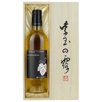 【木箱入】ラフィーユ トレゾワ 甲州リッチネス / まるき葡萄酒 ◎(LA FEUILLE TRESOR KOSHU RICHNESS ◎)